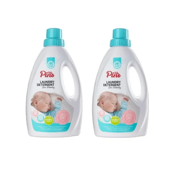 مایع لباسشویی نوزاد و کودک پینو بیبی مدل B حجم 1000 میلی لیتر مجموعه 2 عددی - تصویر 1